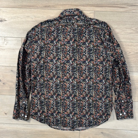 Lucky Brand Mens button up camo print long sleeve shirt - Picture 5 of 8